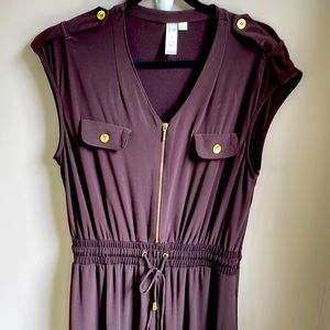 Brown stretchy jumpsuit